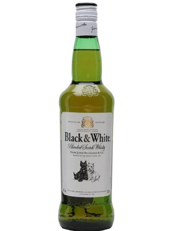 BLACK AND WHITE BLENDED SCOTCH WHISKY